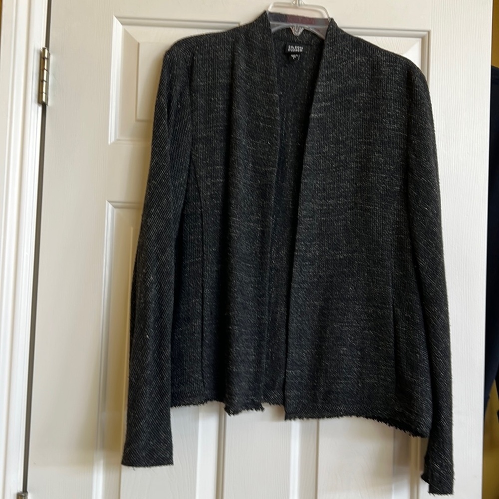 Eileen Fisher open jacket / top